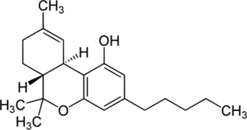 THC – Principal componente ativo da maconha.